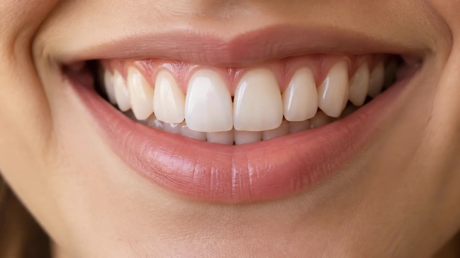 Pequeño triángulo negro junto a la encía entre dos dientes anteriores